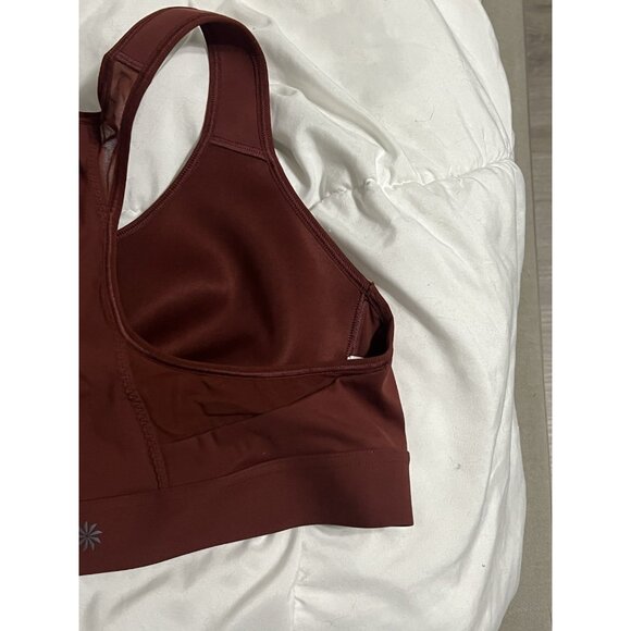 Athleta Hustle Sports Bra 38 B/C Rust Red - Picture 5 of 11